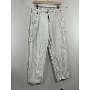 Womans Junior Excellent Condition Garage Carpenter Jeans Size 5 Cream 0070/X-2